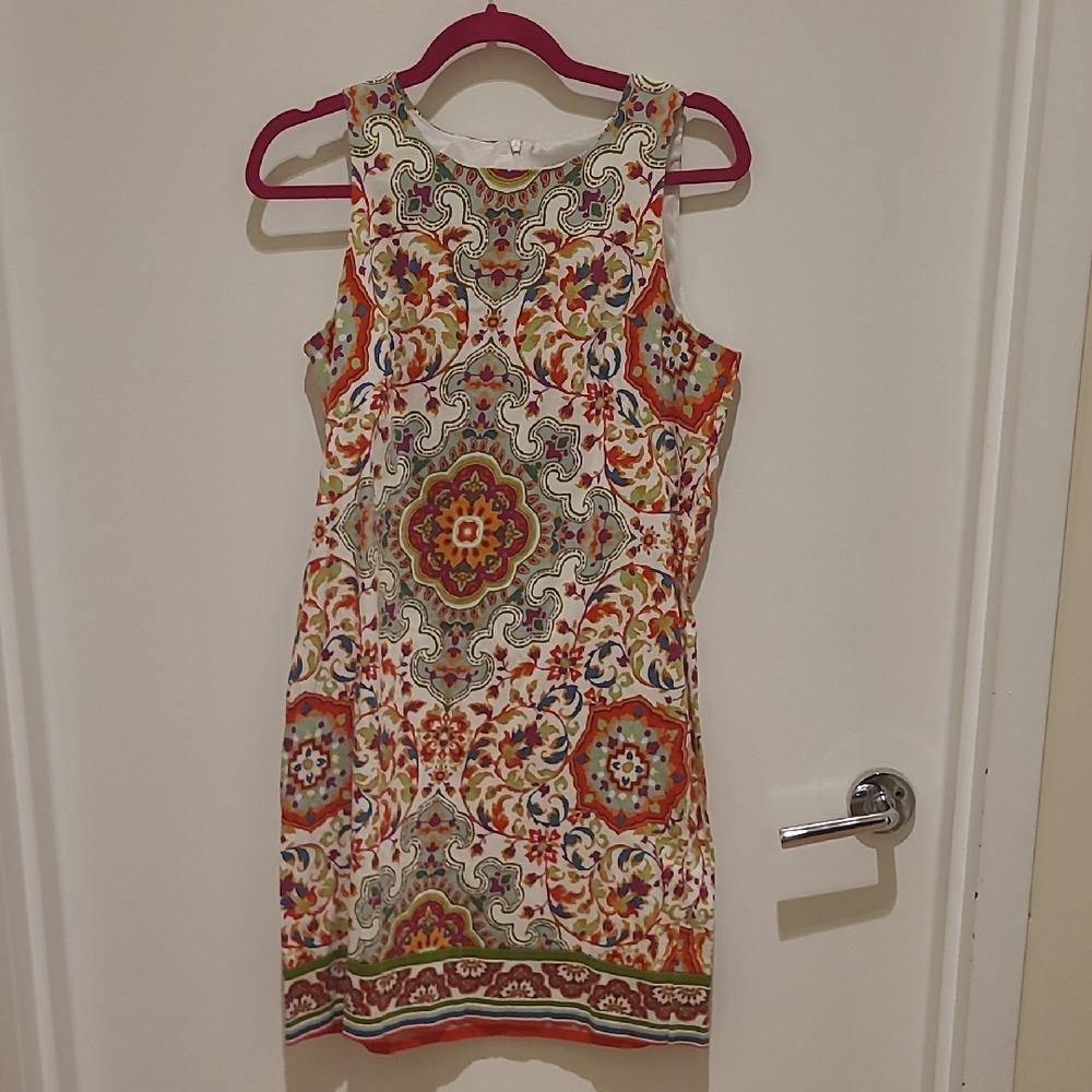 London Times Green Sheath Halter Dress